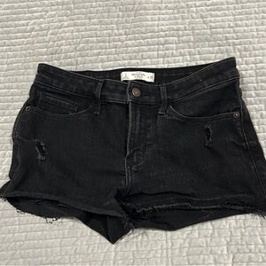 American Eagle Outfitters Black Jean Shorts
